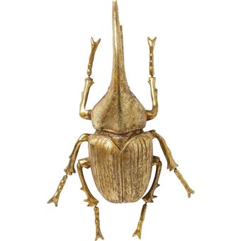 Decoração de Parede Kare Design Herkules Beetle Gold - 1