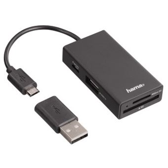 hub de interface Hama 00054141 480 Mbit/s Preto