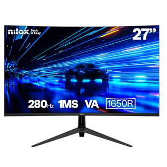 Monitor Gaming Nilox NXM27CV28001 | LED | FHD | 1 ms | 280 Hz | 27" | E - 1