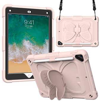 Capa e TPU com Suporte e Alça de ombro Rosa Magunivers para iPad 9.7 inch (2018)/(2017)/iPad Air 2 - 1