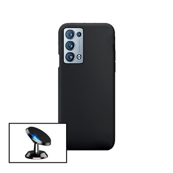 Kit Phonecare Suporte Magnético de Carro + Capa Silicone Líquido para Oppo Reno6 Pro+ 5G - 1
