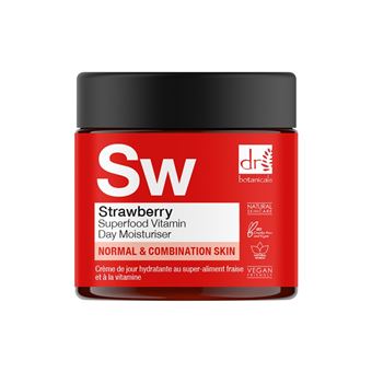 Hidratante Diurno com Vitamina C de Morango Superfood DR BOTANICALS | 60ml - 1