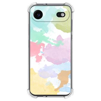 Capa Tumundosmartphone de Silicone à Prova de Choque para iPhone 17 Air (6,5) | Design em aquarela 11 desenhos - 1