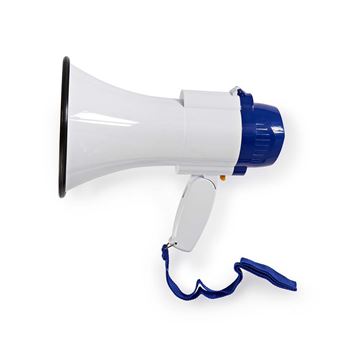 Megafone Nedis - Azul/Branco - 1