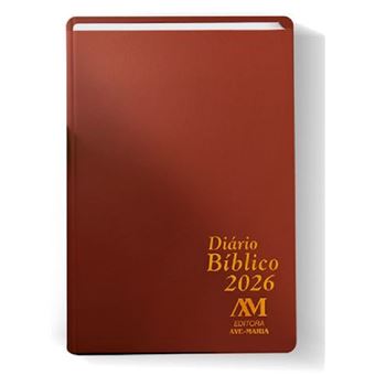 Diario Biblico 2026 - Pvc Vinho - Ave Maria - 1