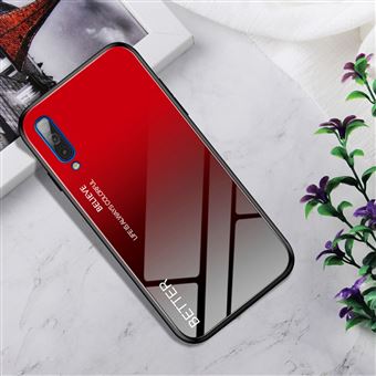Capa Magunivers para Samsung Galaxy A50 e TPU Híbrido de Cor Gradiente Vermelho