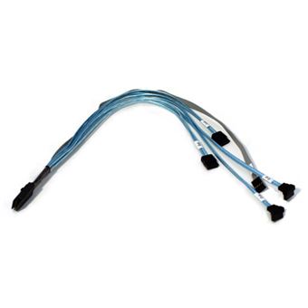 Cabo Serial Attached Scsi (sas) Supermicro iPass / SATA | Azul - 1