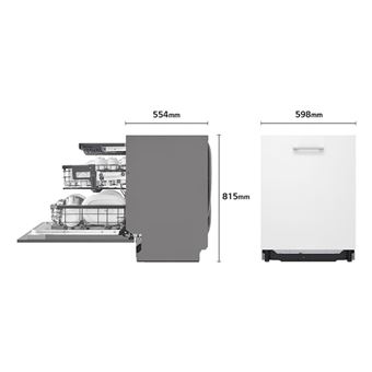 Máquina de Lavar Loiça Encastrável LG DB476TXS.OUTLET | 14 talheres | 60 cm | A - 1
