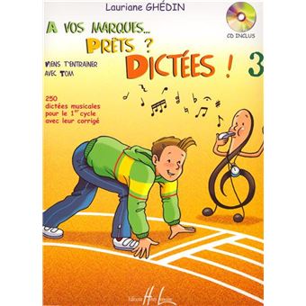 A Vos Marques.. Prets ? Dictees ! Vol 3+Cd - 1