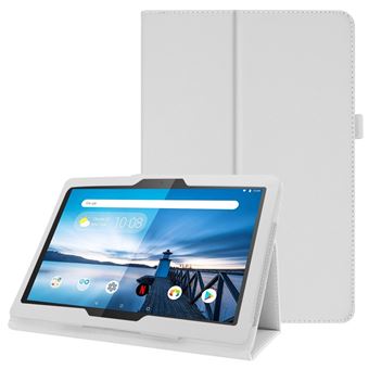 Capa PU Magunivers suporte de líchias branco para Lenovo Tab M10 TB-X605F - 1