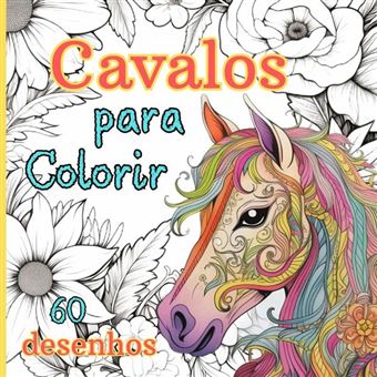 Livro Para Colorir Cavalos: Terapia Artística Para Todas Idades – 60 Cenários Relaxantes De Cavalos (Coleção Criativa De Colorir Animais) - 1