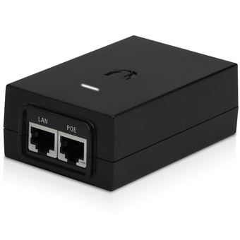Fonte de Alimentação ou Adaptador Injetor Poe Ubiquiti Net Works Modelo Poe-24-30 W Isp de 24V a 30 W com 1,25A Giga - 1