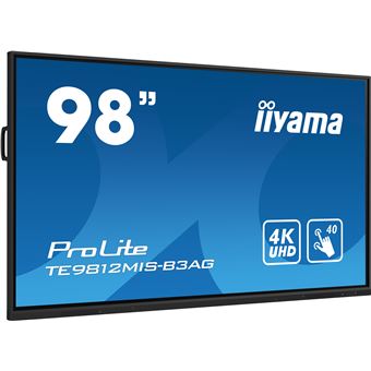 Ecrã de Sinalização iiyama TE9812MIS-B3AG | LCD | 4K UHD | 97,5'' - 1