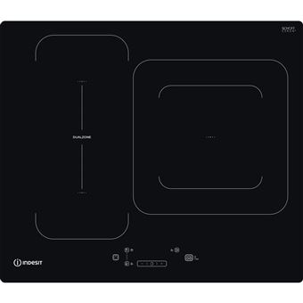 Placa de Indução Indesit IB 44Q60 NE | Elétrica | 59 cm | 3 Zonas | Preto - 1
