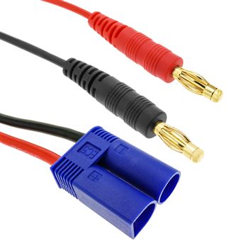 Cabo BeMatik EC5 Macho para HXT Banana 4.0mm Macho 30cm 14AWG Carga e Fonte de Alimentação - 1