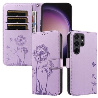 Capa Protetora ZURSANA para Samsung Galaxy S24 Ultra | Pele PU | Fecho Magnético | Resistente a Impactos | Compartimento para Cartões e Suporte | Roxo - 1