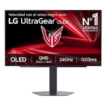 Monitor Gaming LG 27GX704A-B | OLED | QHD | 0,03 ms | 240 Hz | 27" | F - 1