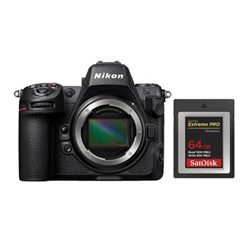 Nikon Z8 Corpo + SanDisk 64 Go Extreme SD card PRO CFexpress Type B - 1
