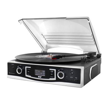 Gira-discos Soundmaster PL590SW | Preto - 1