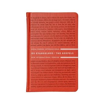 Os Evangelhos, Edição Bilíngue, Português/Inglês, Nvi/Niv, Com Palavras De Jesus Em Azul, Capa Dura - 1