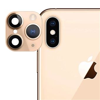 Aparelho Fotgráfico Falso Avizar para iPhone 11 Pro Sticker | Protege Câmara | Vidro - Dourado - 1
