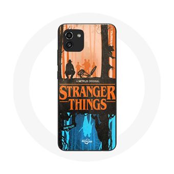 Capa Maniacase para Samsung Galaxy A03 Stranger Things The Upside Down Couverdeure des Amis - 1
