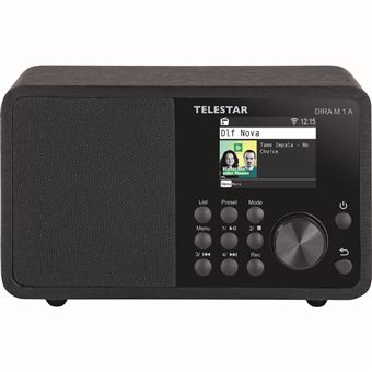 Rádio Compacto Multifunções | Telestar | DIRA M 1 A DAB+/FM/Internet/Bluetooth | Preto - 1