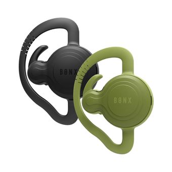 Auriculares Bluetooth BONX | Pack de 2 sistemas de conversação áudio | Preto - 1