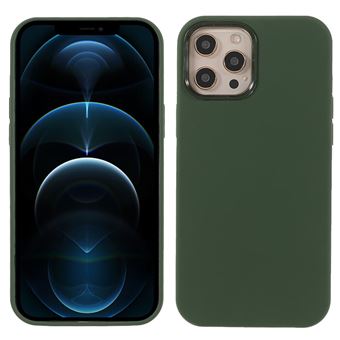 Capa Silicone Sólidao Verde do exército para iPhone 12 Pro Max 6.7'' - 1
