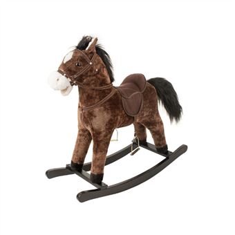 Cavalo de Baloiço BabyTrold Balder dark brown - 1