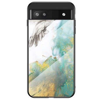 Capa e TPU padrão de mármore, à prova de choque, anti-riscos, mármore de pombo voador Magunivers para Google Pixel 6a - 1