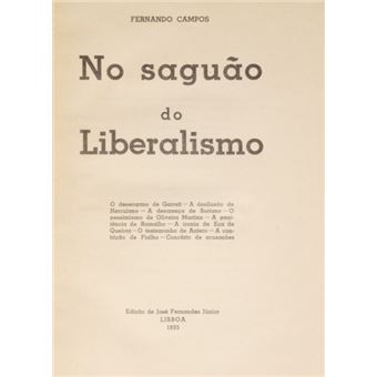 No saguão do liberalismo. - 1