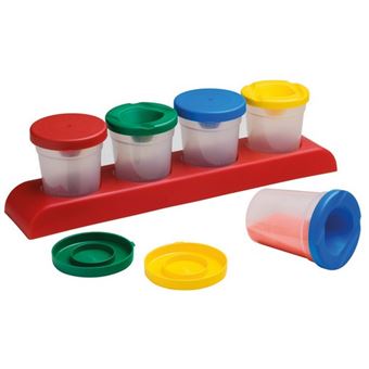 Base com 4 Copos Pintura FAIBO | Anti-Derrame