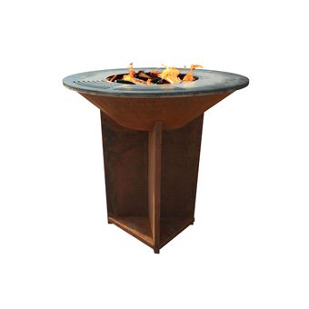 Braseiro de Jardim Purline EFP56 CO | Aço Corten | Castanho - 1