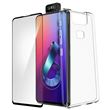 Pack Estrutura Traseira + Vidro Temperado Avizar para Asus ZenFone 6 - Preto