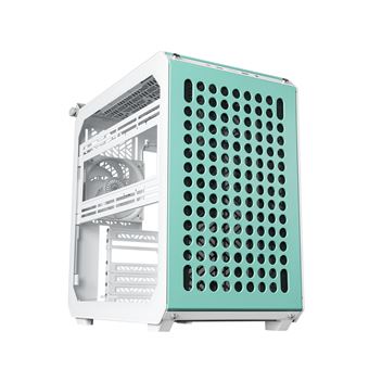 Caixa para Computador Cooler Master QUBE 500 Flatpack Macaron Edition | Creme, Azul menta, Rosa - 1