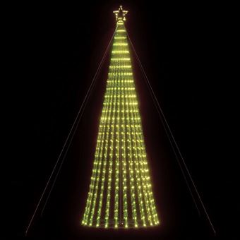 Árvore de Natal LED vidaXL | 1028 LEDs Branco Quente 403 cm - 1