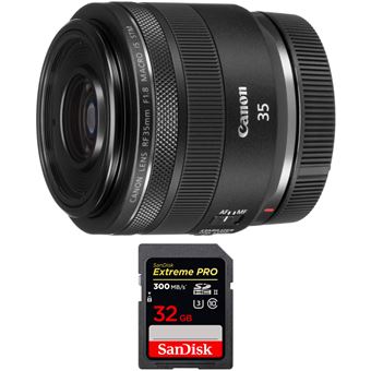 Canon RF 35mm f/1.8 Macro IS STM + 1 SanDisk 32GB Extreme PRO UHS-II 300 MB/s + PDF 15 Técnicas para Melhorar as suas Fotografias - 1