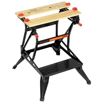 Bancada de Trabalho Black & Decker WM536-XJ | Preto - 1