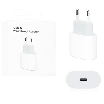 Adaptador de Corrente skyhe 1103 para Apple iPhone 15 PRO MAX | 20W | Type-C | Branco - 1