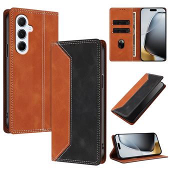 Capa FLOODKING para Samsung Galaxy A16 | Couro Premium Bicolor | Porta-Cartões | RFID | Suporte | Preto - 1