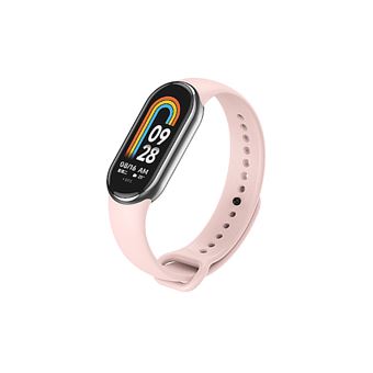 Bracelete Silicone Gift4me para Xiaomi Smart Band 8 - Rosa Claro - 1