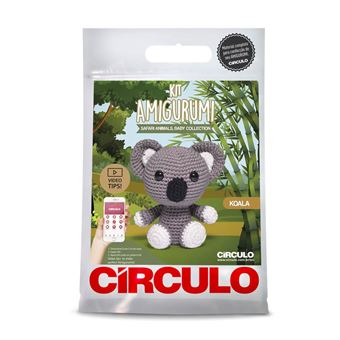 Kit de Crochet Círculo Amigurumi | Safari - Coala 3 - 1
