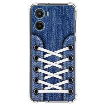 Capa de Silicone Tumundosmartphone à Prova de Choque para Motorola Moto G05 / E15 | Sneakers 01 Desenhos de design - 1