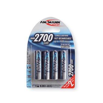 Ansmann Mignon, AA, HR6, 2700mAh, 4-pack - 1