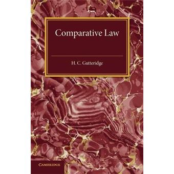Comparative Law An Introduction To The Comparative Method Of Legal Study And Research - 1