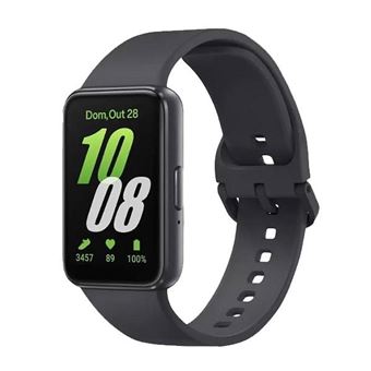 Bracelete Silicone com Fivela GIFT4ME para Samsung Galaxy Fit3 - Preto - 1