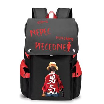 Mochila Escolar DreamWorks | One Piece | 34 x 21 x 48 cm | Preto 2244 - 1