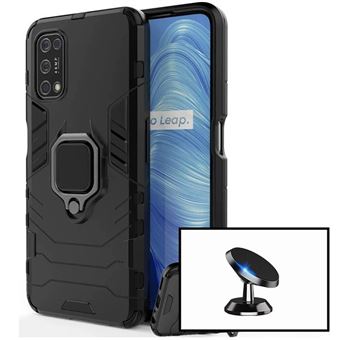 Kit Phonecare | Suporte Magnético Carro + Capa 3X1 Military Defender para Realme V5 5G - 1