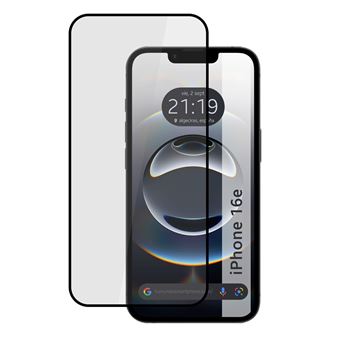 Película protetora de Ecrã TUMUNDOSMARTPHONE para iPhone 16e (6.1) | Vidro temperado Borda Preta - 1